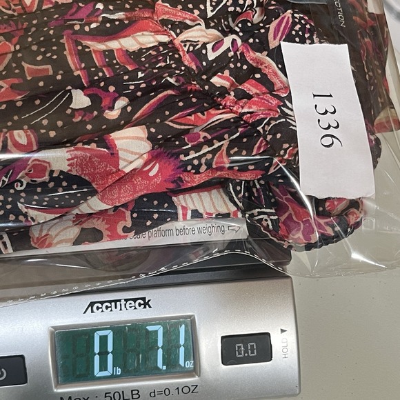 French Connection Sz 6 Floral Mini Dress Side Ties Ruffle Neckline Cottagecore - Picture 14 of 14